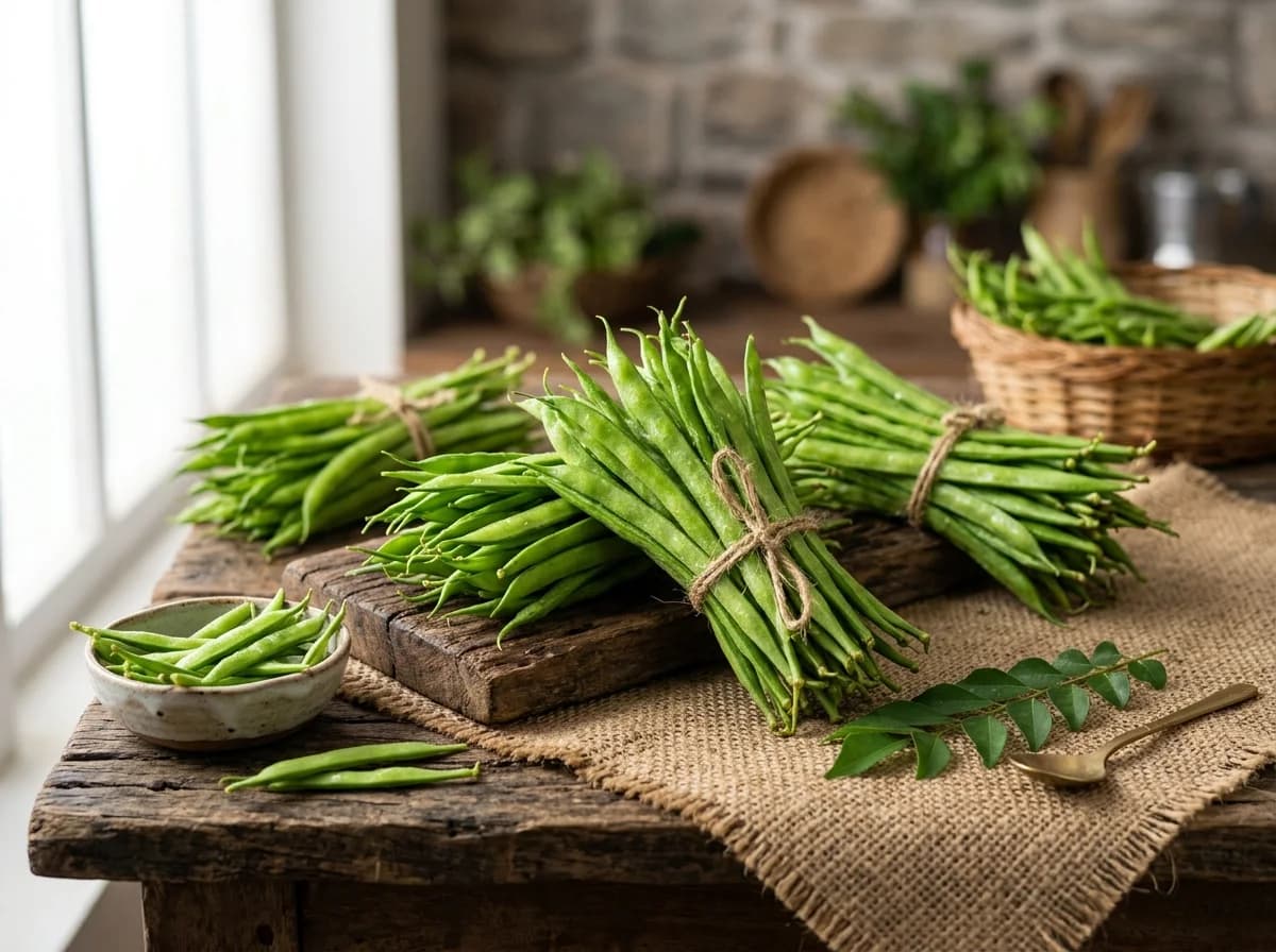 Cluster Beans (Gwar) — Pusa Navbahar product visual for export sourcing