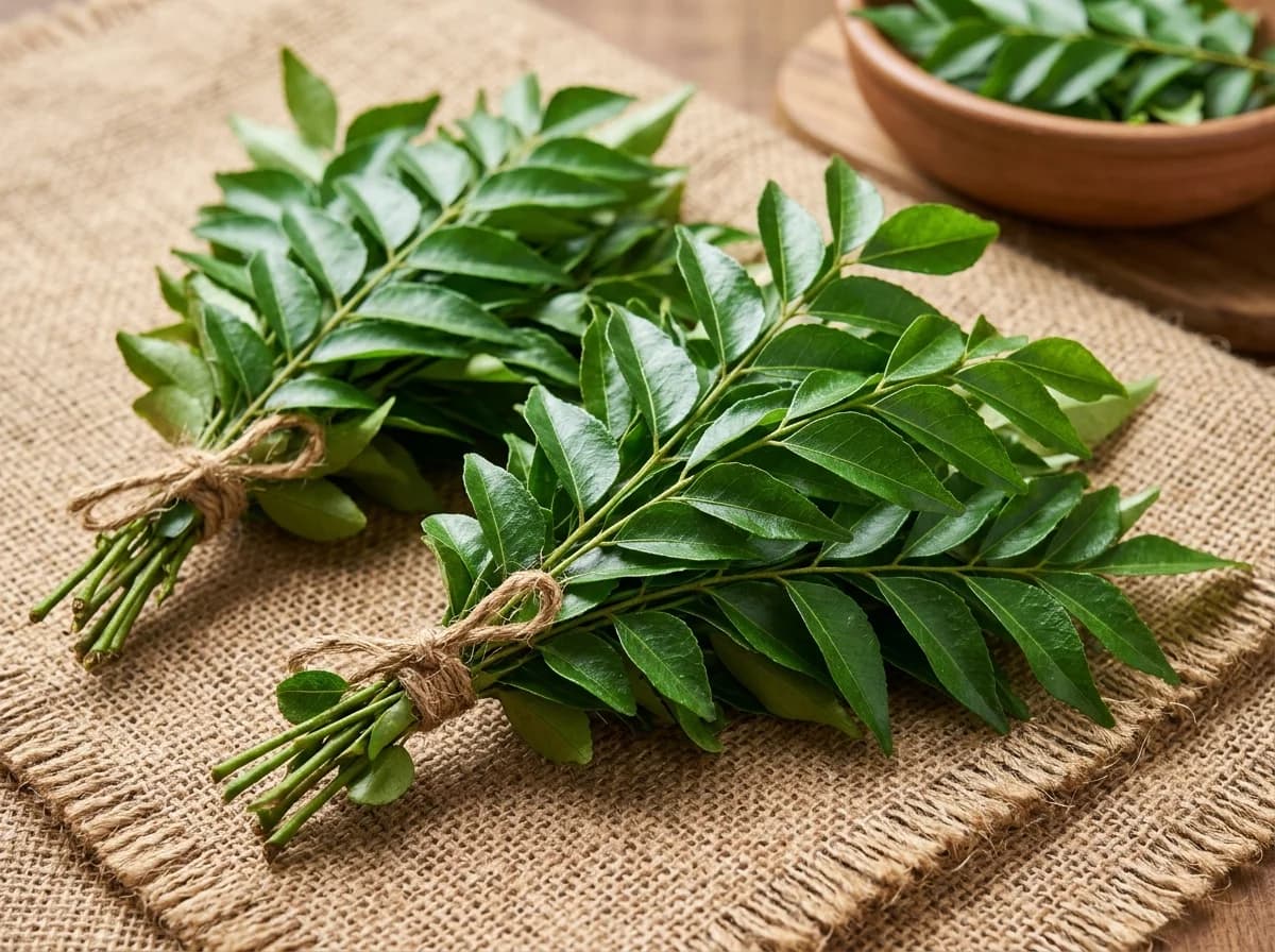 Curry Leaves (Fresh) — Dark Green Fragrant product visual for export sourcing