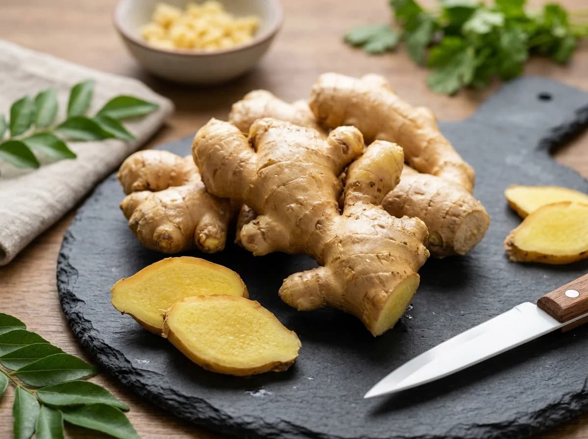 Fresh Ginger — Green Rhizome (Wayanad/Cochin) product visual for export sourcing